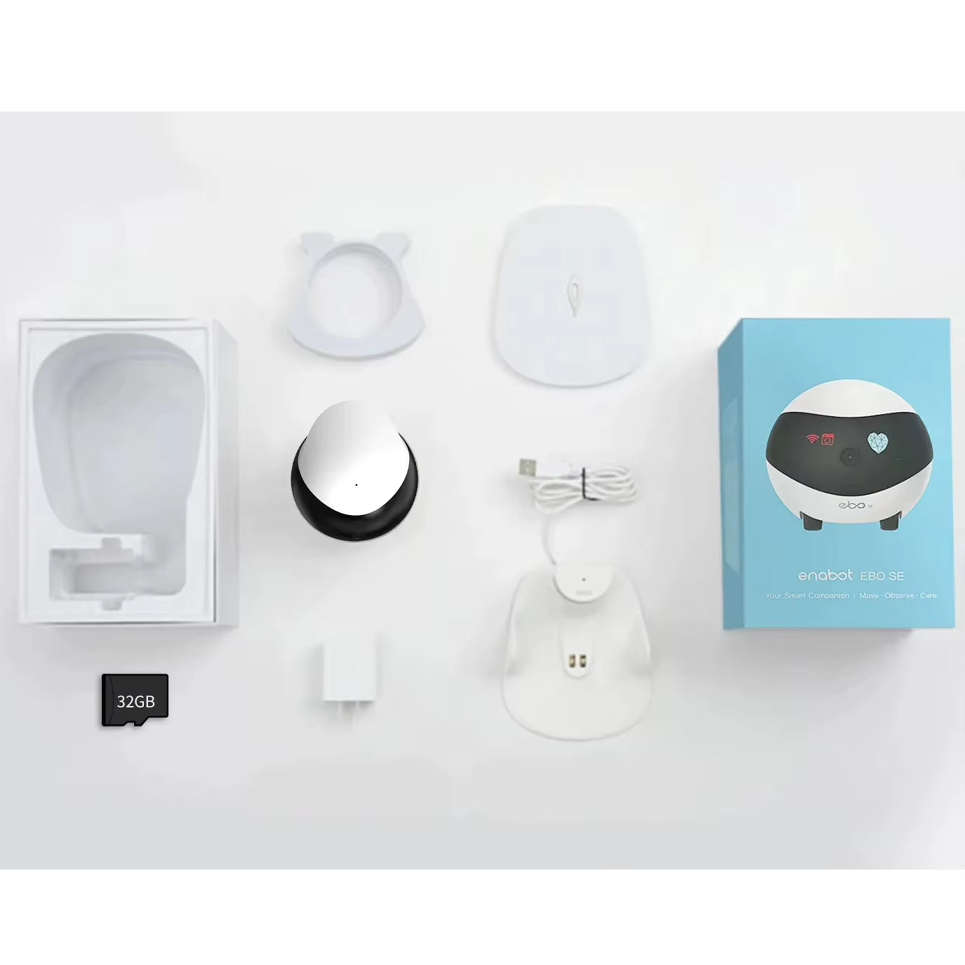 EBO SE Camera Robot for Dog Cat Baby 1080P Wifi​ 2.4G 5G 360° Home Pet Camera Startlight Night Vision